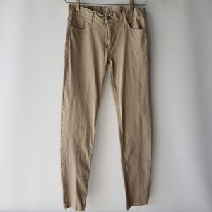 Galaxy Tan Khaki Uniform Pants Juniors Size 1/2